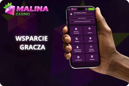 Wsparcie gracza Malina